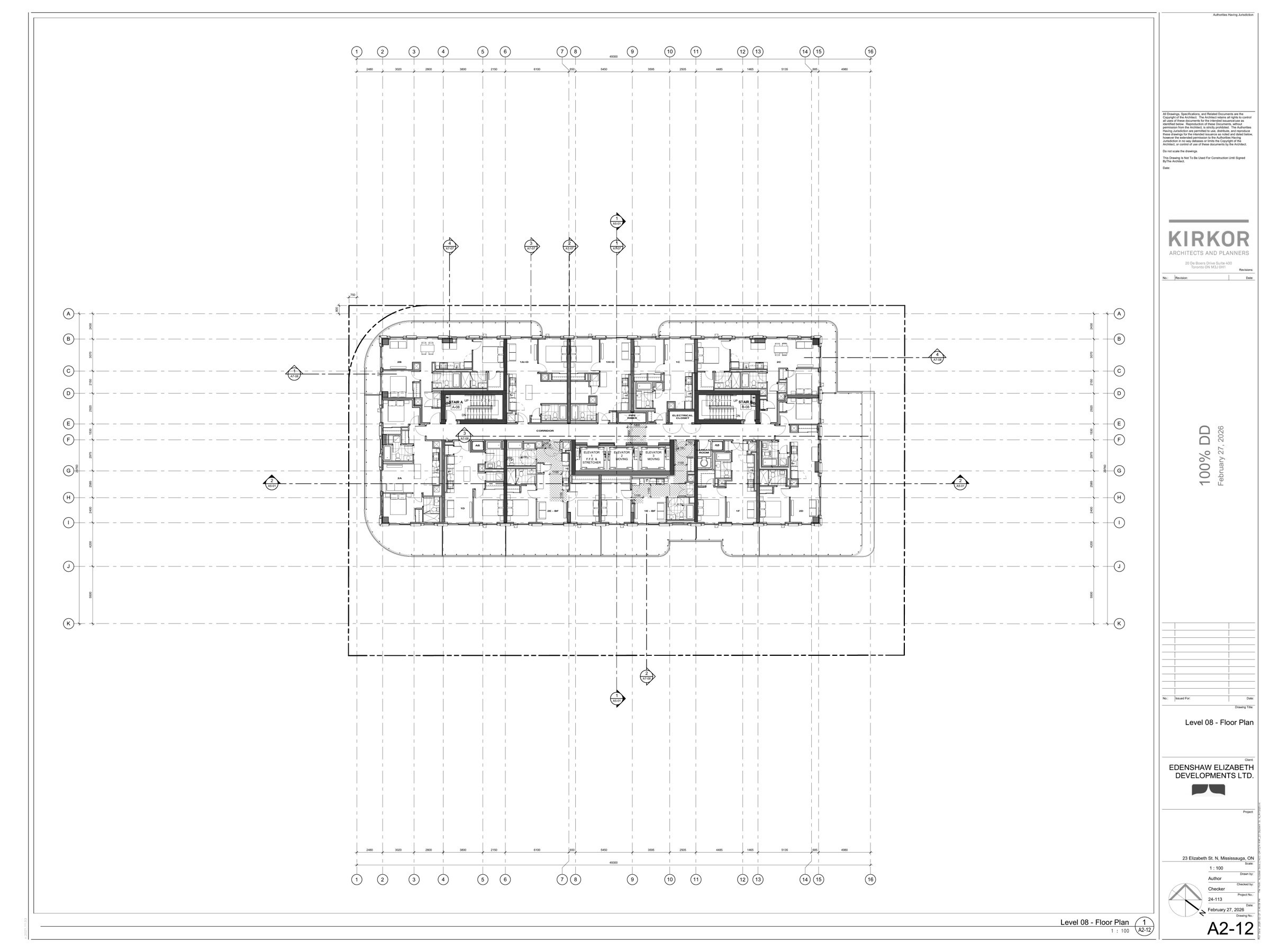23 Elizabeth — Level 08 floor plan
